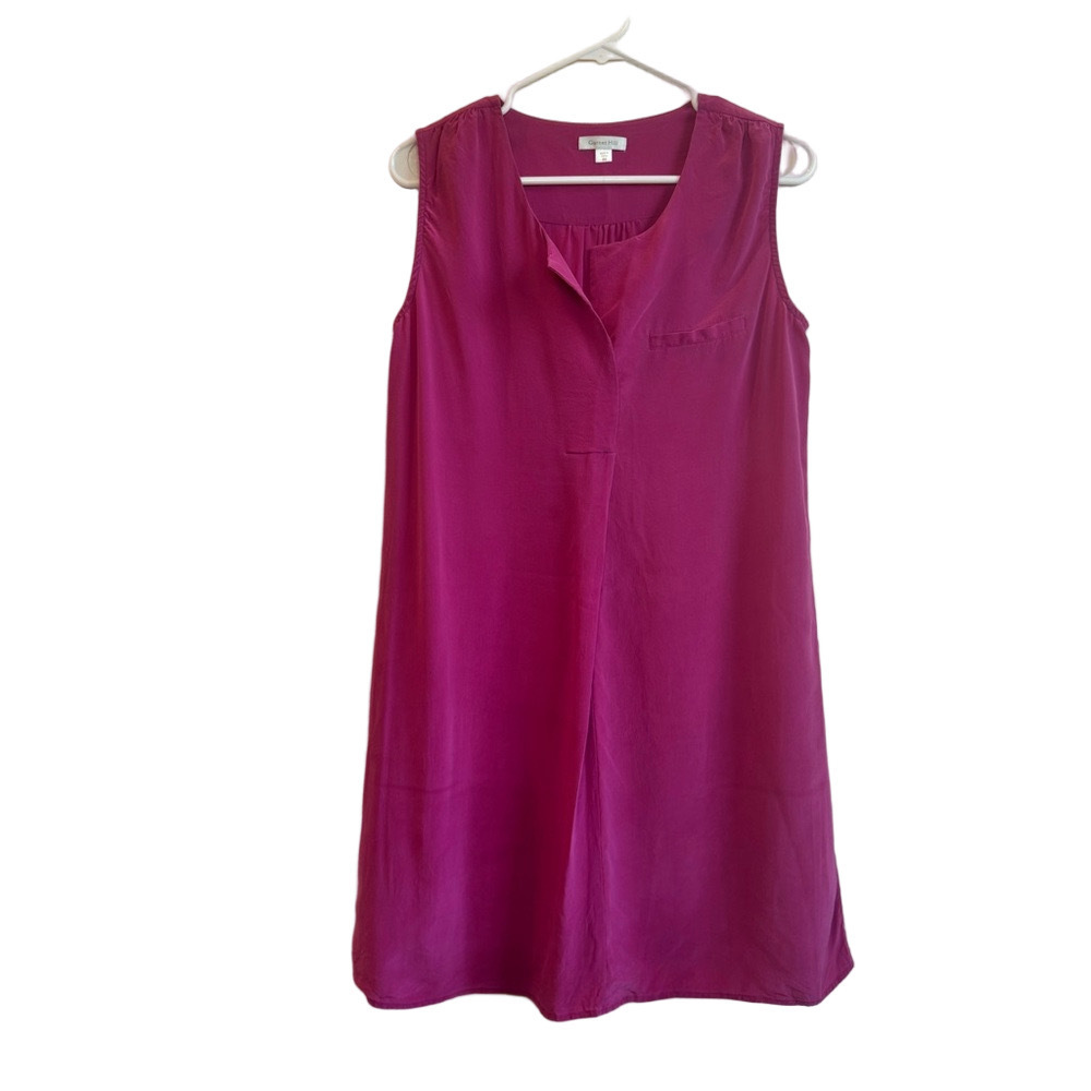 GARNET HILL 100% Silk Shift Dress